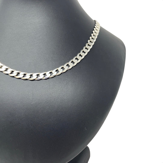 Sterling Silver Curb Chain (24")