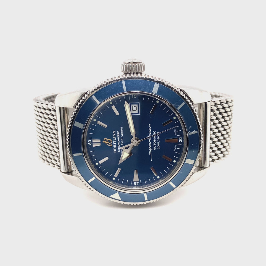 Pre-Owned Stainless Steel Superocean Breitling Watch (Gents)