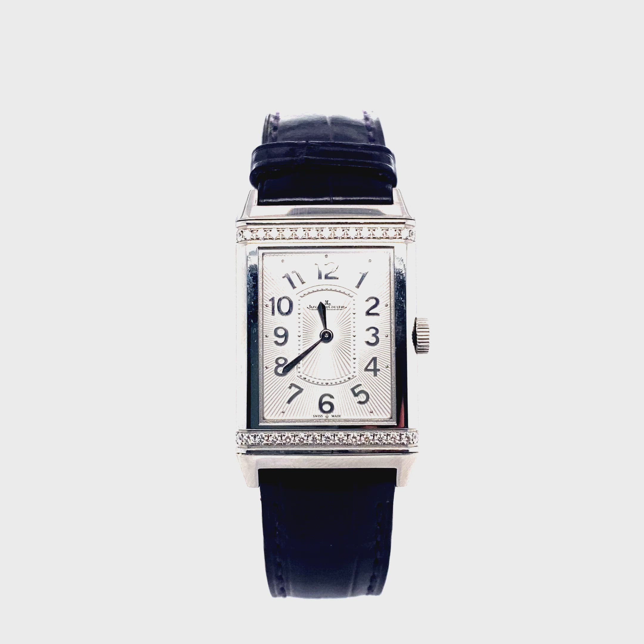 Pre Owned Jaeger LeCoultre Reverso Stainless Steel Watch Unisex