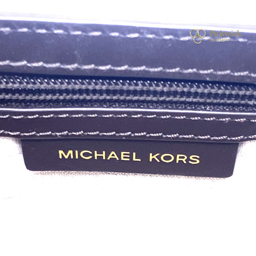 Pre-Owned Michael Kors “Rosalie” Natural Large Clutch Bag