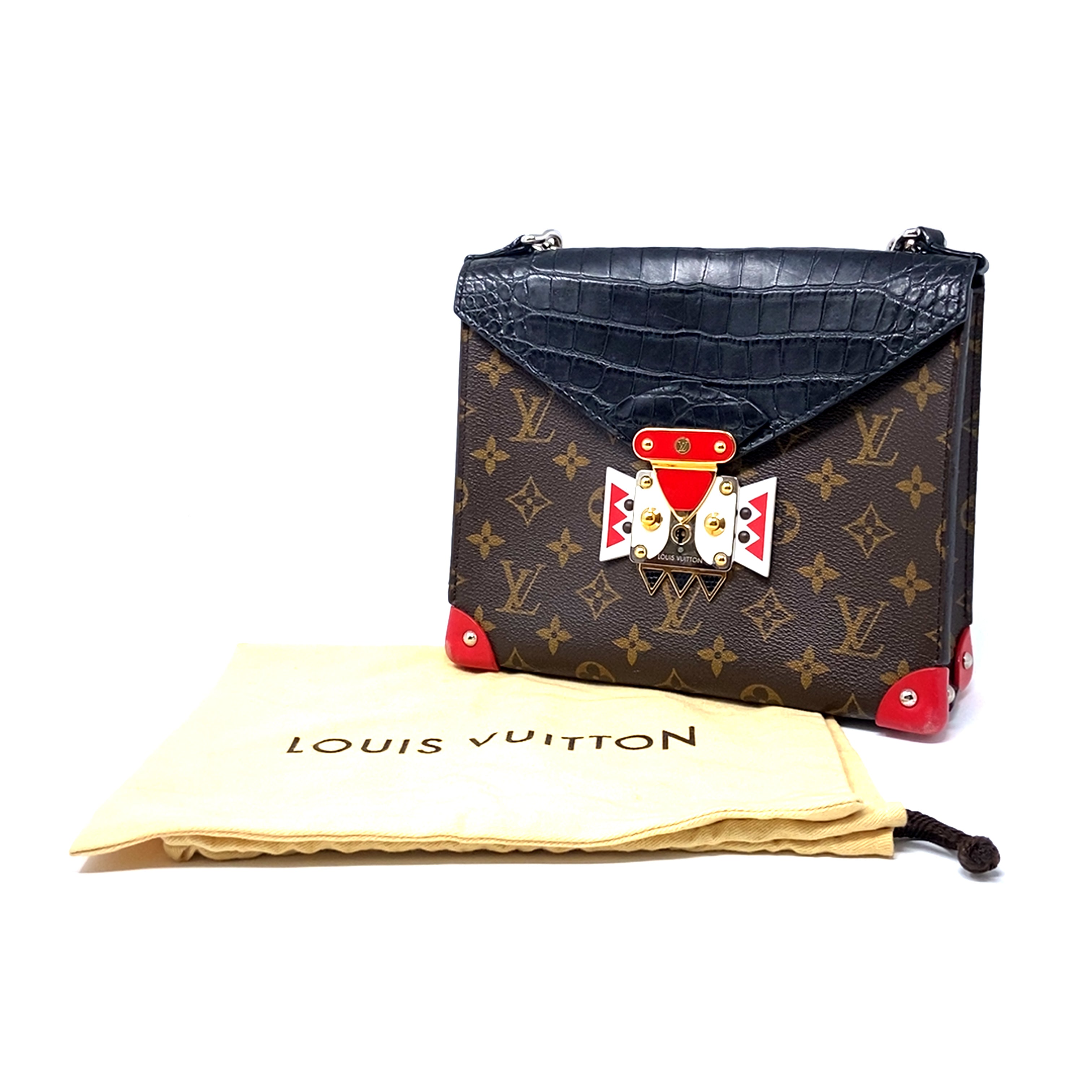 Pre-Owned Louis Vuitton Crocodile Monogram Tribaki Mask Bag – Pickwick  Jewellers