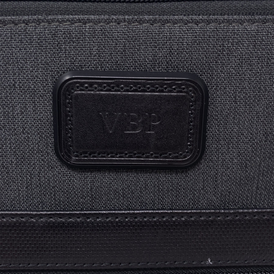 Pre-Owned Tumi VPB Portfolio Charcoal Grey Canvas Case Bag