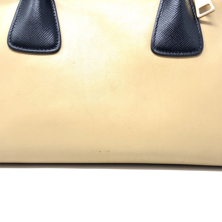 Pre-Owned Prada Milano Canapa Saffiano Leather Bag