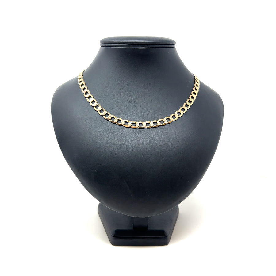 9ct Yellow Gold Curb Chain (20")