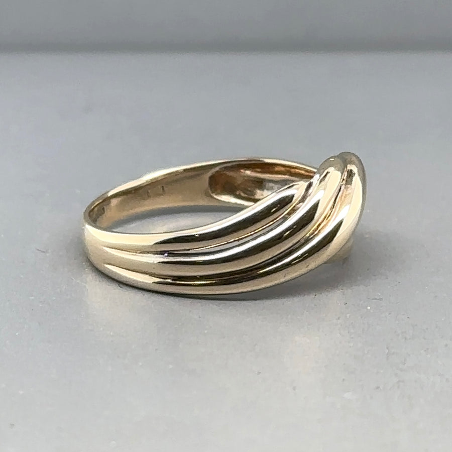 9ct Yellow Gold Fancy Ring - Size N