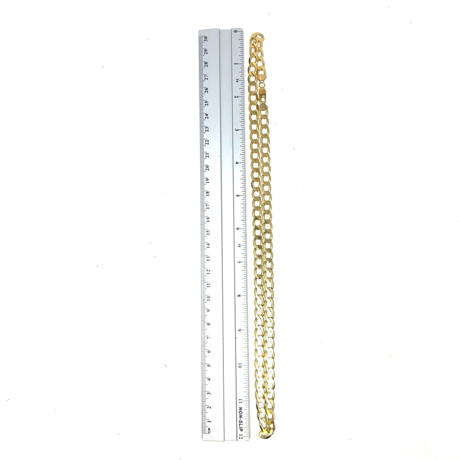 9ct Yellow Gold Curb Chain (24")