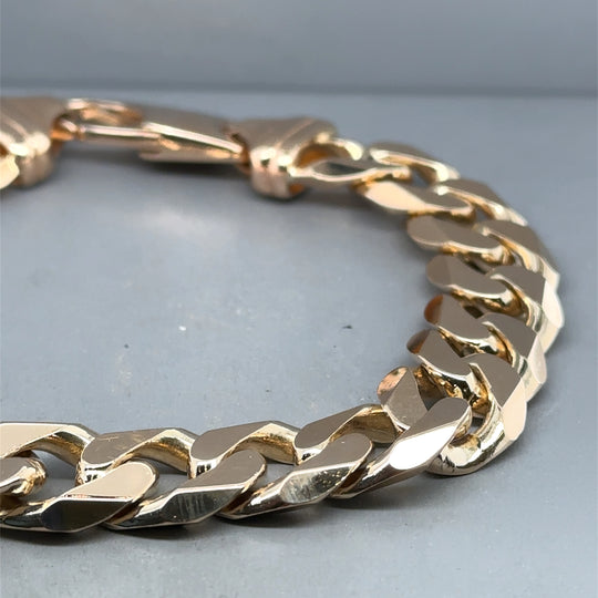 9ct Yellow Gold Curb Bracelet