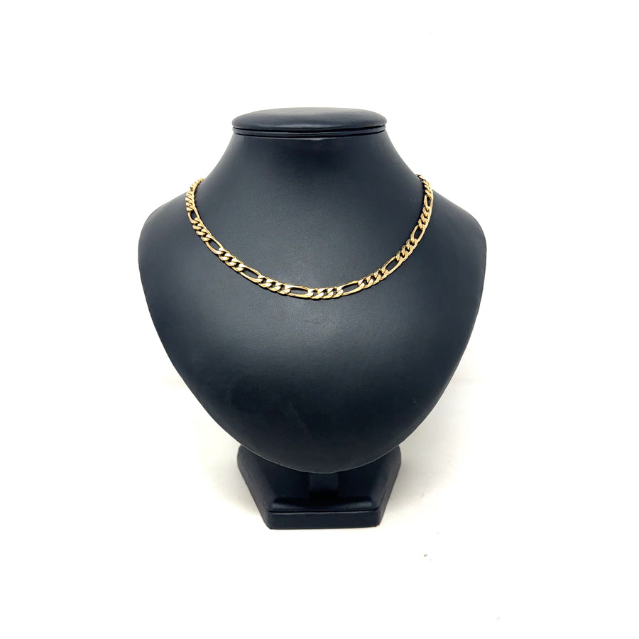 9ct Yellow Gold Figaro Chain (20")