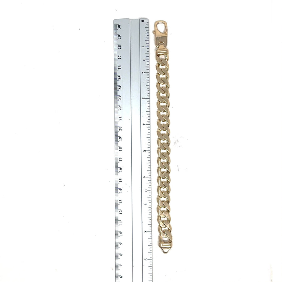 9ct Yellow Gold Curb Bracelet
