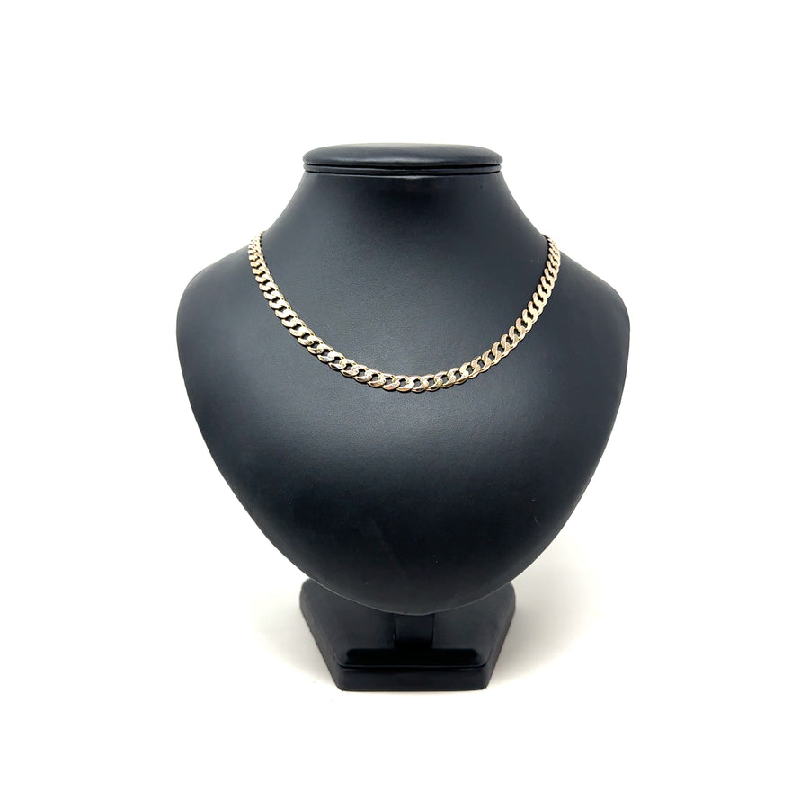 9ct Yellow Gold Curb Chain (22")