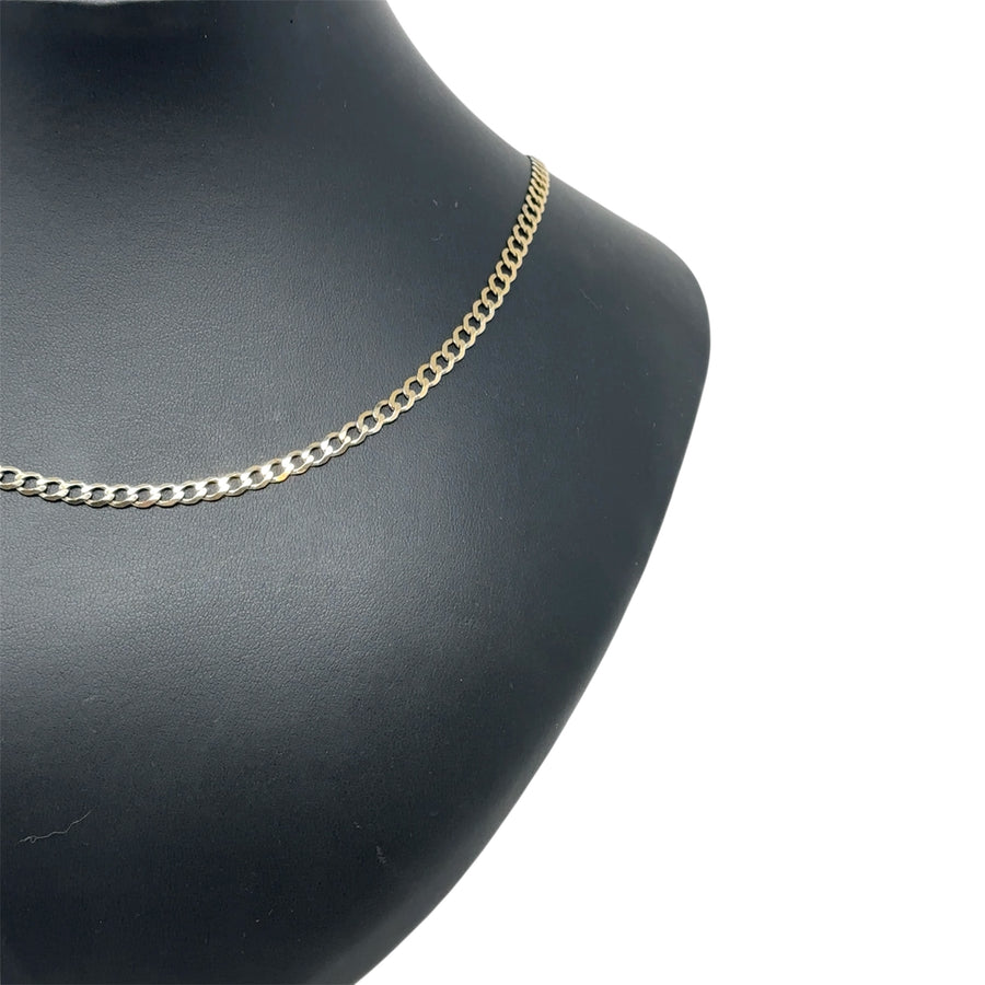 9ct Yellow Gold Curb Chain (21")