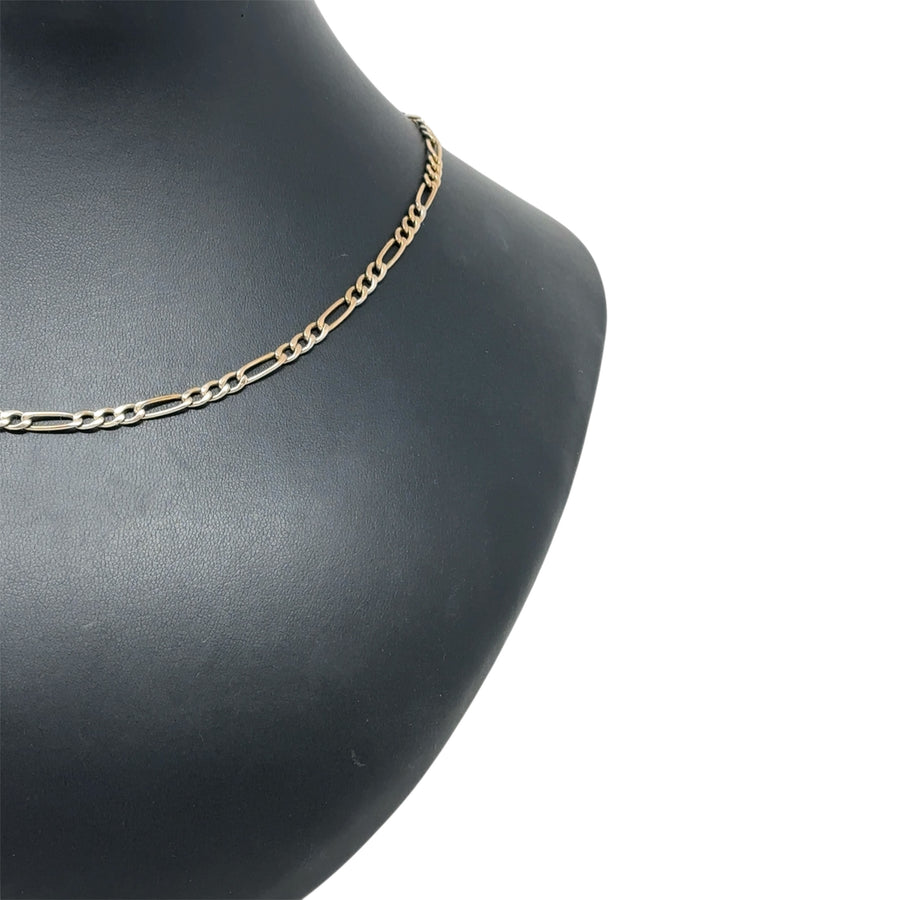 9ct Yellow Gold Figaro Chain (18")