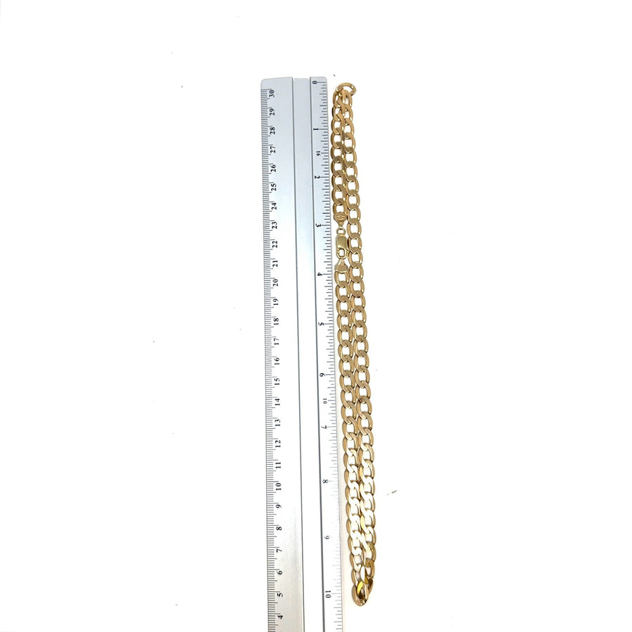 9ct Yellow Gold Curb Chain (20")