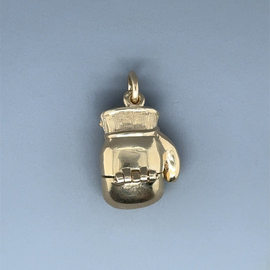 9ct Yellow Gold Boxing Glove Pendant