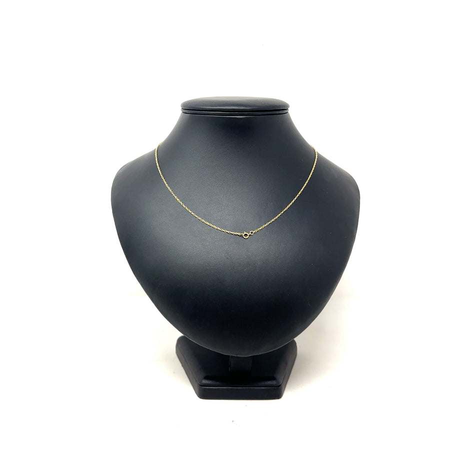 9ct Bi-Colour Locket and Fine Chain (20")