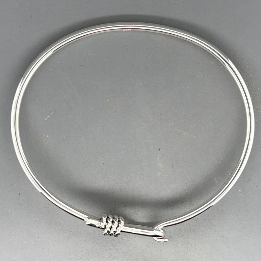 Sterling Silver Slim Loop Bangle NEW!