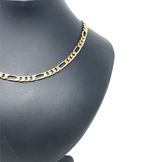 9ct Yellow Gold Figaro Chain (20")