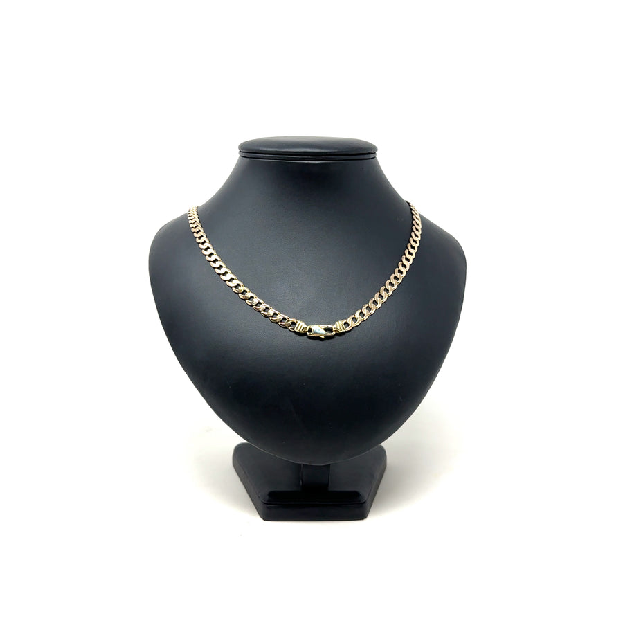 9ct Yellow Gold Curb Chain (22")