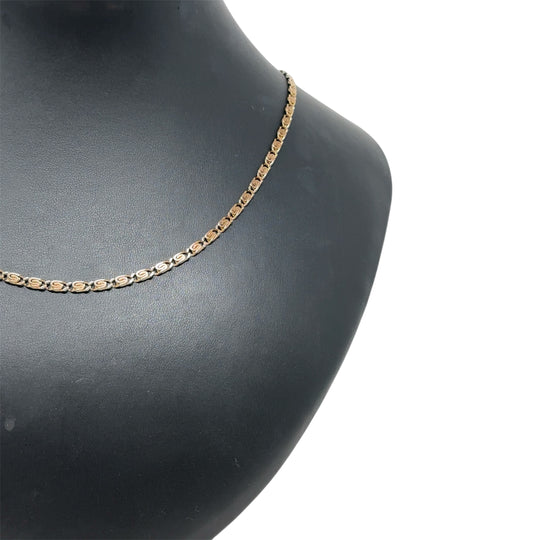 9ct Yellow Gold Fancy Link Chain (25")