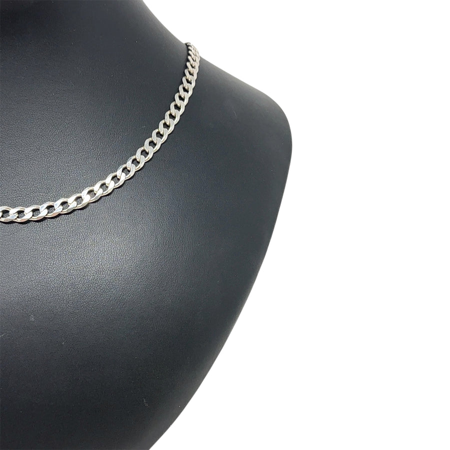 Sterling Silver Curb Chain (22")