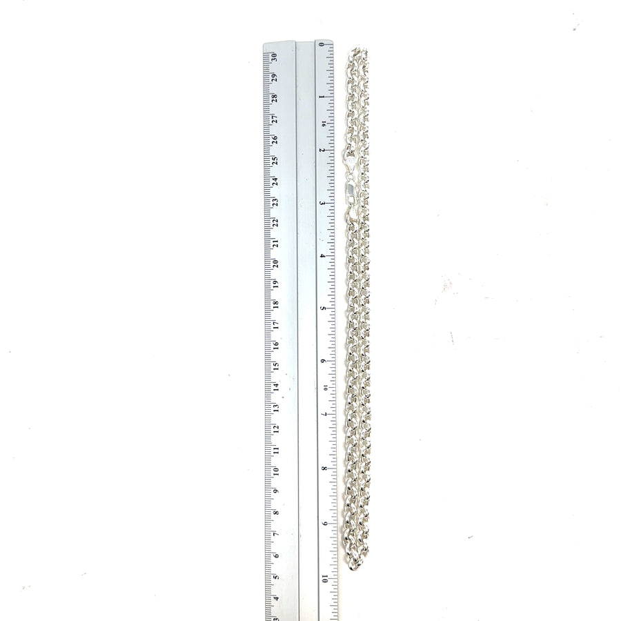 Sterling Silver Belcher Chain (20")