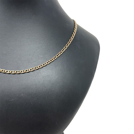 9ct Yellow Gold Marine Link Chain (24")