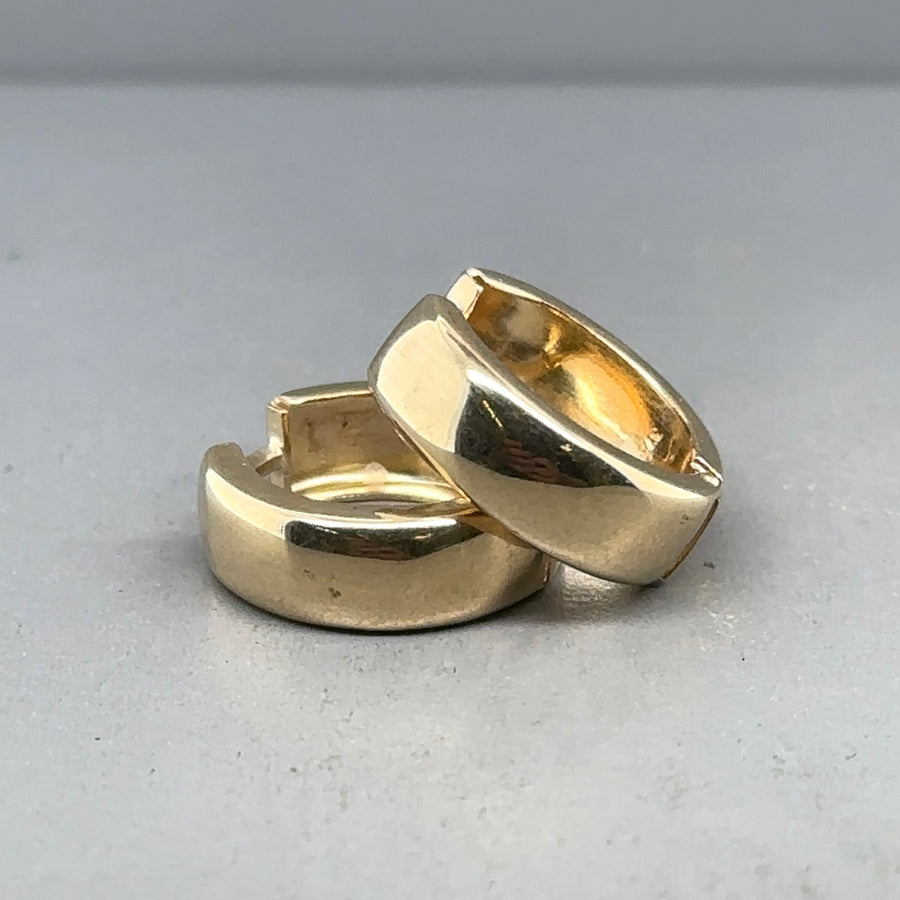 9ct Yellow Gold Hoop Earrings