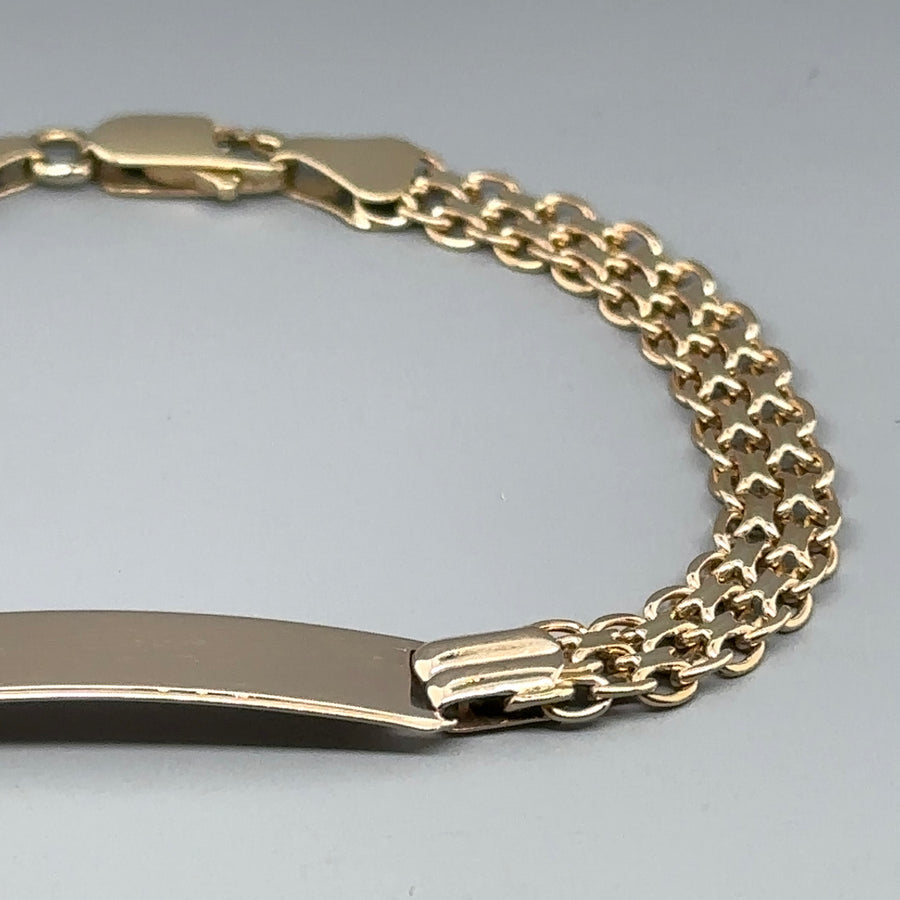 9ct Yellow Gold ID Bracelet