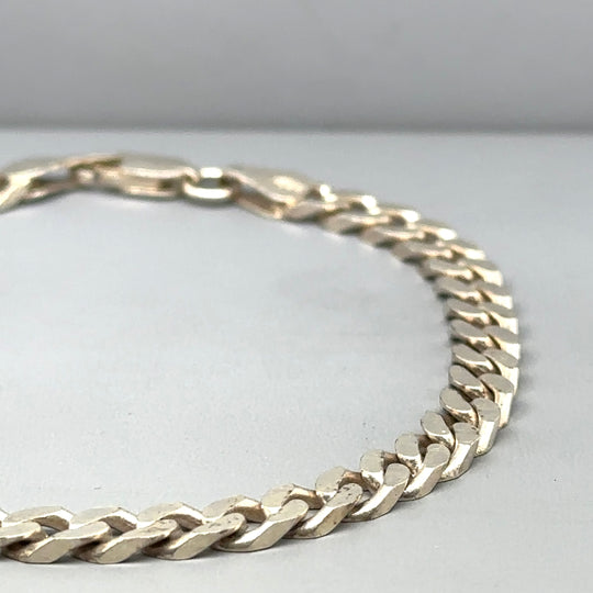 Sterling Silver Curb Bracelet