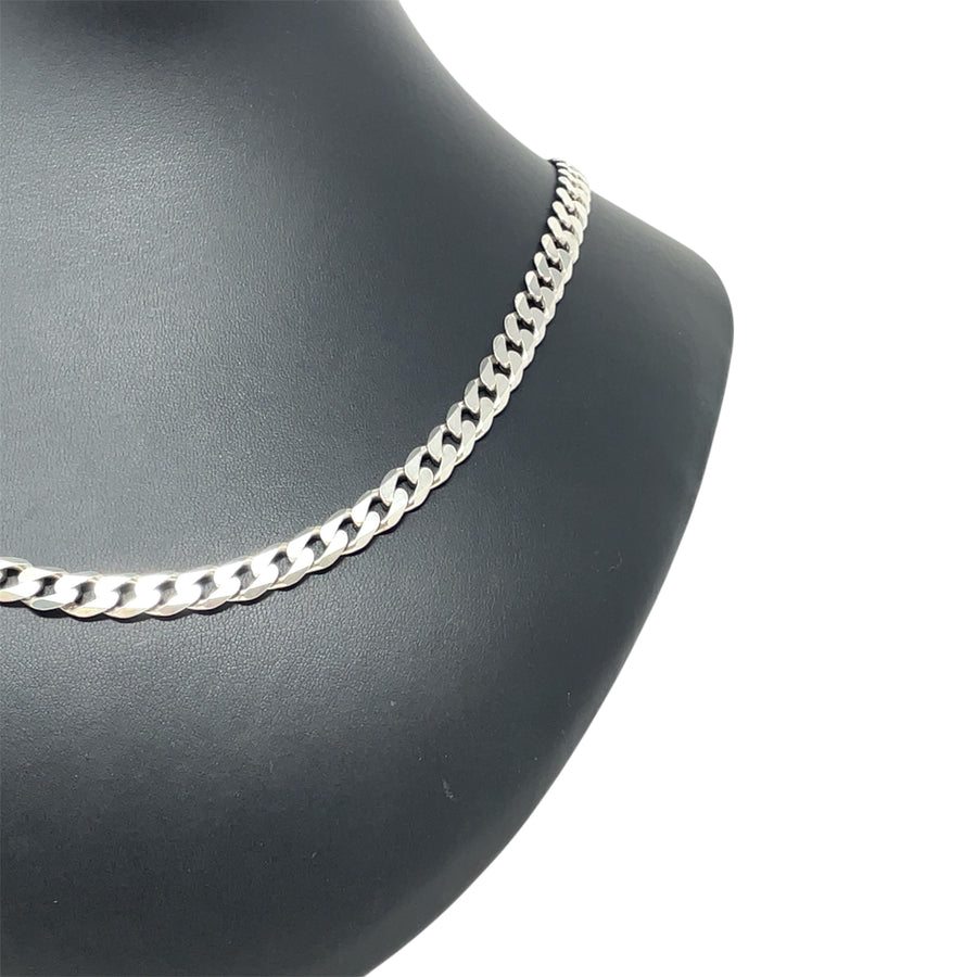 Sterling Silver Curb Chain (24")