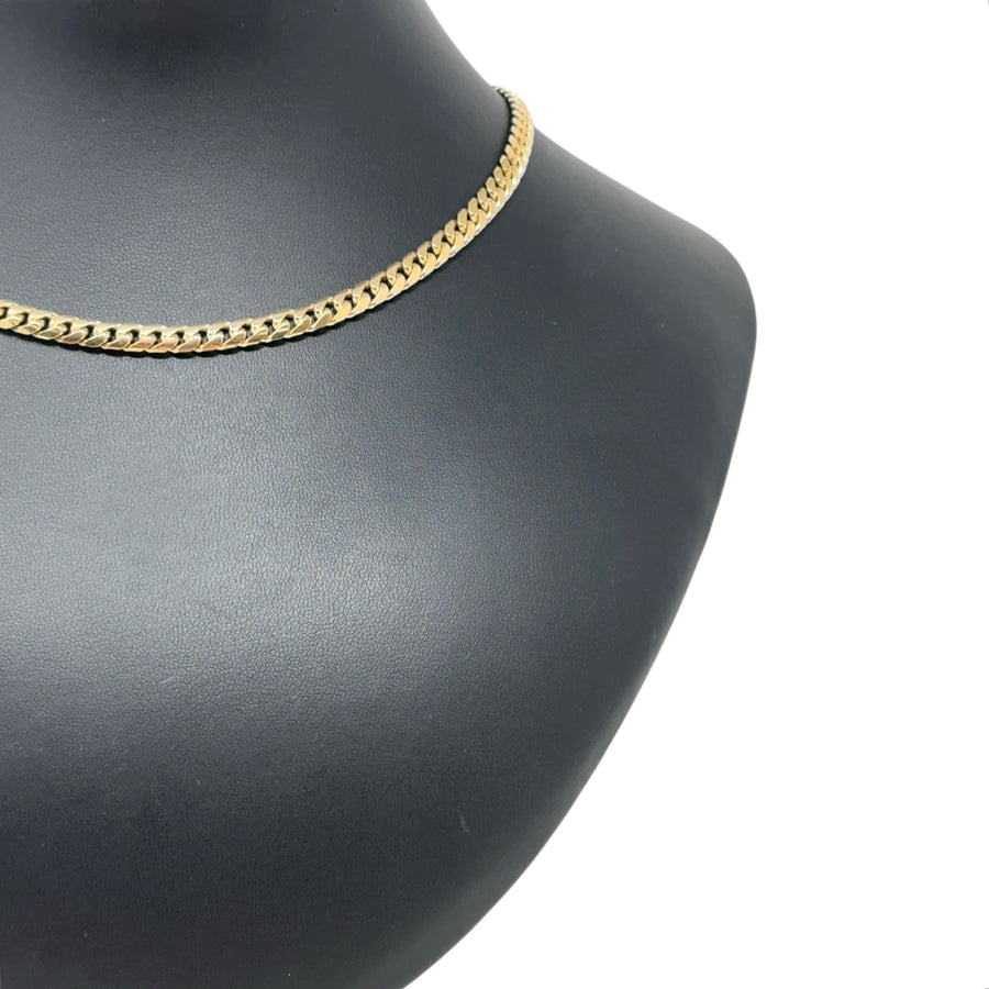9ct Yellow Gold Curb Chain (15")