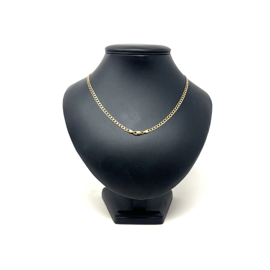 9ct Yellow Gold Curb Chain (21")