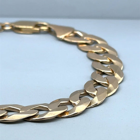 9ct Yellow Gold Curb Bracelet