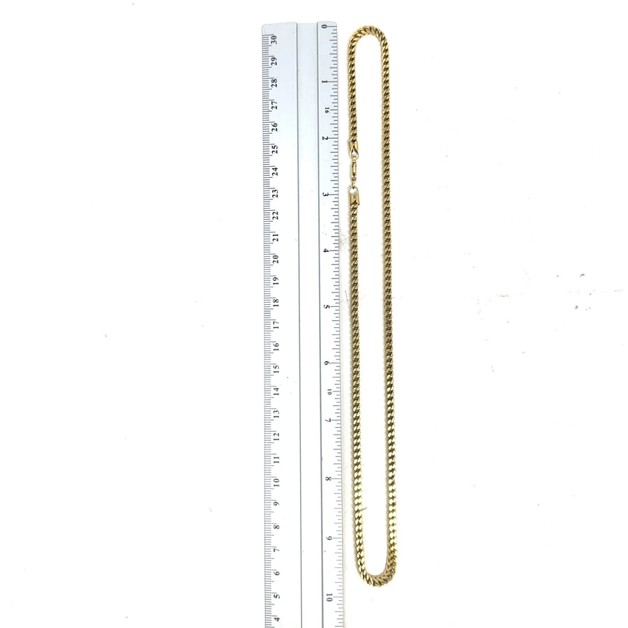 9ct Yellow Gold Box Chain (20")