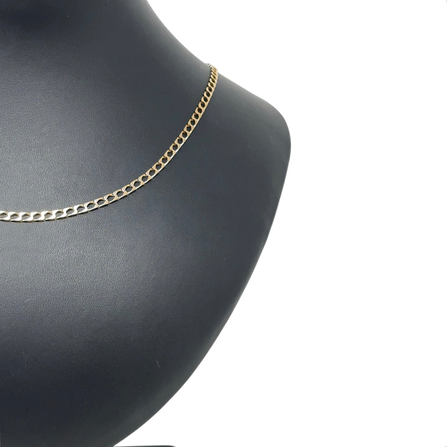 9ct Yellow Gold Curb Chain (20")