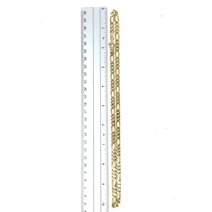 9ct Yellow Gold Figaro Chain (20")