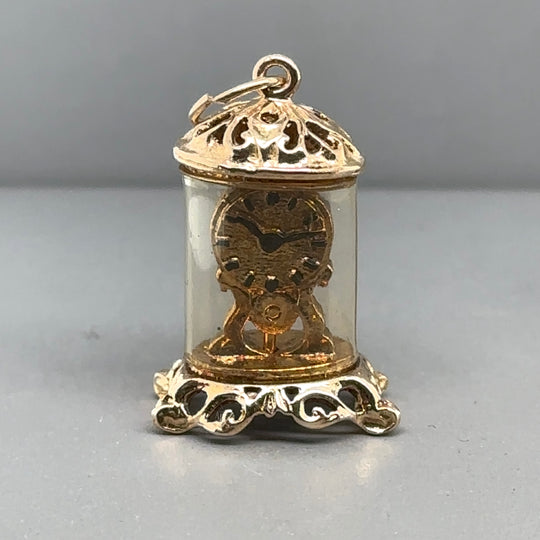 9ct Yellow Gold Carriage Clock Charm