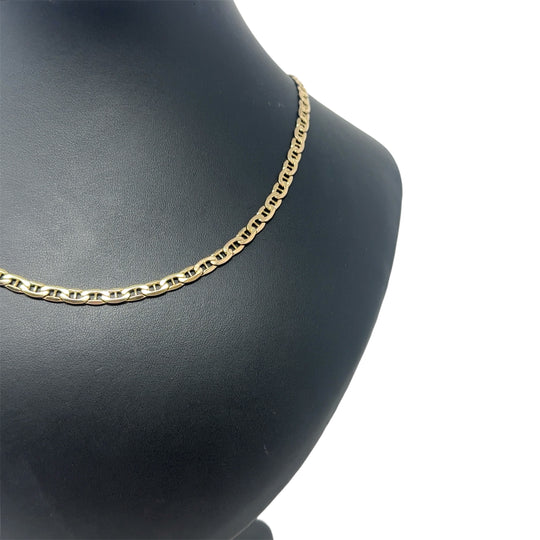 9ct Yellow Gold Marine Link Chain (21")