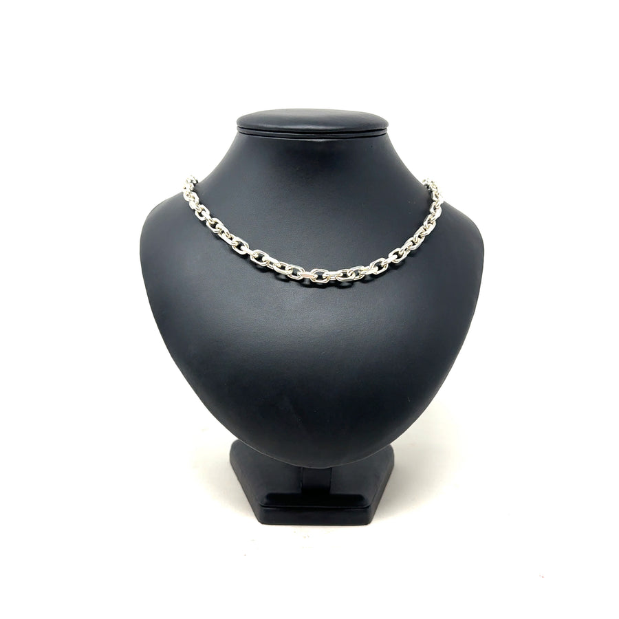 Sterling Silver Cable Link Chain (21")