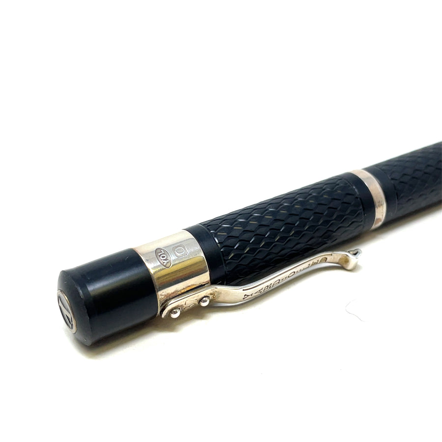 Pre-Owned Sterling Silver and Resin Yard-O-Led Barley Fountain Pen
