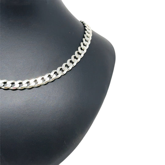 Sterling Silver Curb Chain (20")