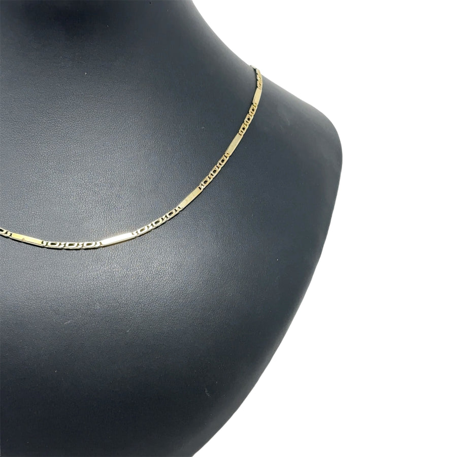 9ct Yellow Gold Fancy Link Chain (28")