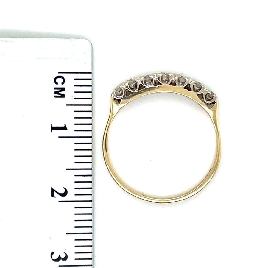 18ct Yellow Gold Diamond Ring (c. 0.30ct) - Size L 1/2