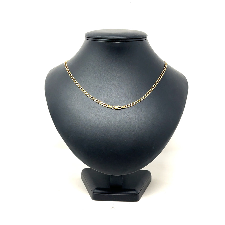 9ct Yellow Gold Curb Chain (20")