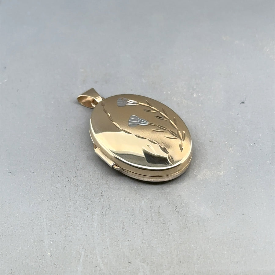 9ct Bi-Colour Locket