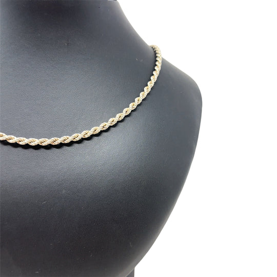 Sterling Silver Twist Chain (19")
