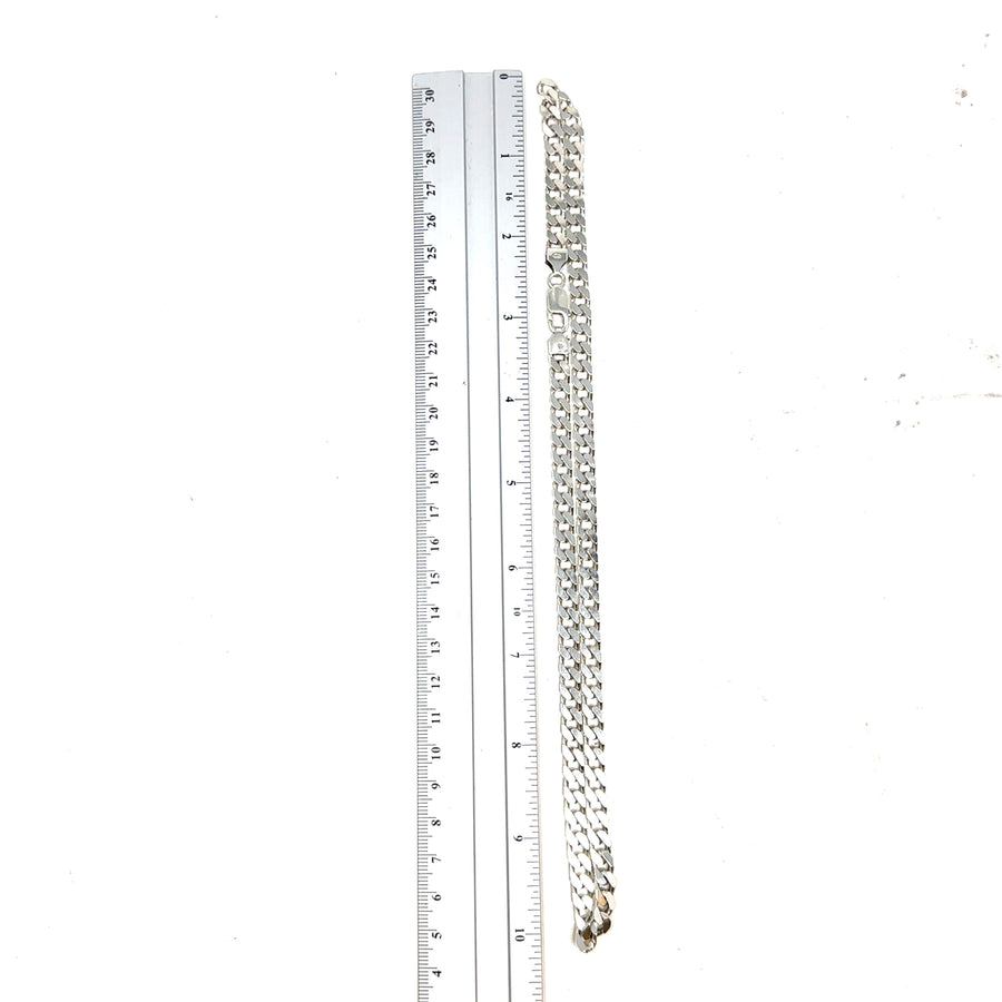 Sterling Silver Curb Chain (20")