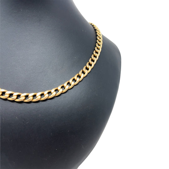 9ct Yellow Gold Curb Chain (20")