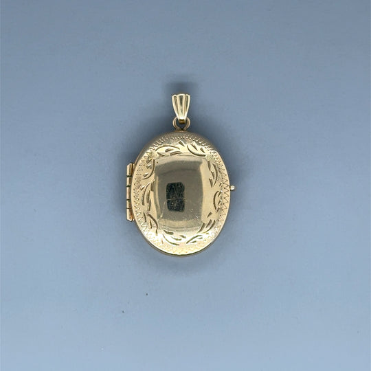 9ct Yellow Gold Round Locket