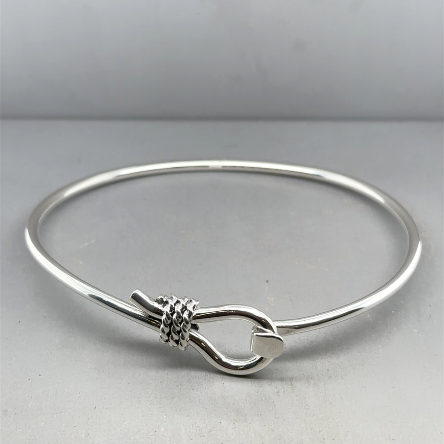 Sterling Silver Slim Loop Bangle NEW!